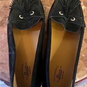 G.H. Bass & Co. Women's Black Suede Loafers